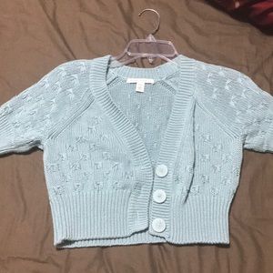 Short sleeve cardigan